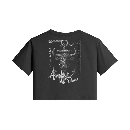 Anchor Me Down Bullish Lite - 425 GSM Heavyweight Garment-Dyed Tee in Black