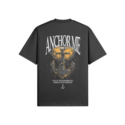 Anchor Me Down New Wave - 425 GSM Heavyweight Garment-Dyed Tee in Brown