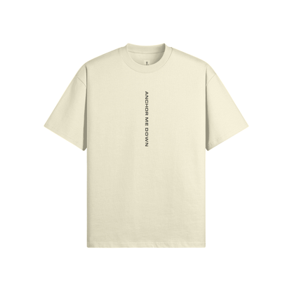 AMD Bull Stitch in White - back view | Anchor Me Down Apparel