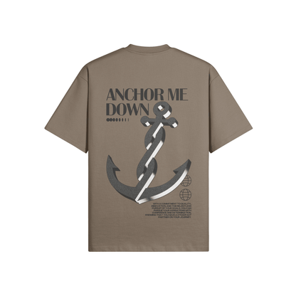 Anchor 3D Heavyweight T-Shirts - Brown - Product View | Anchor Me Down Apparel