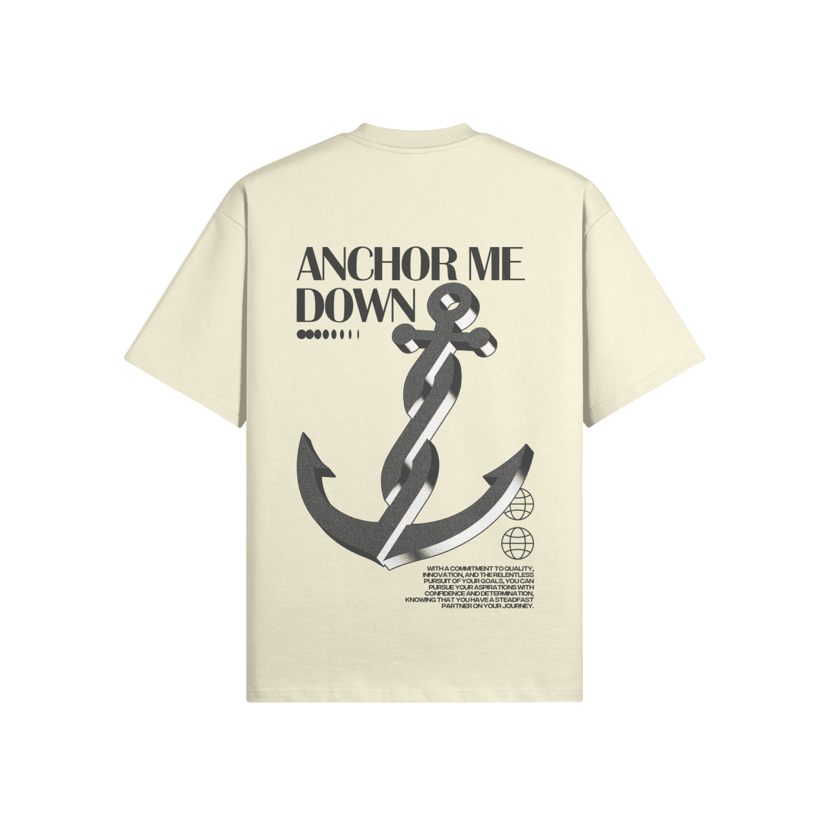 Anchor 3D in White Rock - front view | Anchor Me Down Apparel