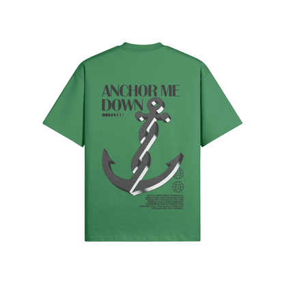 Anchor 3D in Green - detail view | Anchor Me Down Apparel