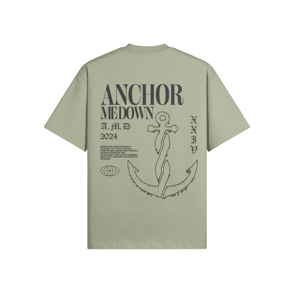 Anchor Cold Heavyweight T-Shirts - Artichoke - Product View | Anchor Me Down Apparel