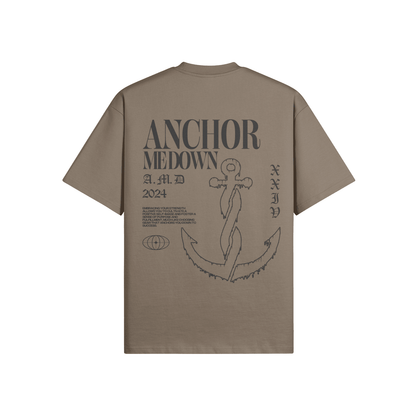 Anchor Cold Heavyweight T-Shirts - Brown - Product View | Anchor Me Down Apparel