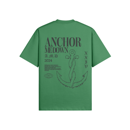 Anchor Cold in Green - detail view | Anchor Me Down Apparel