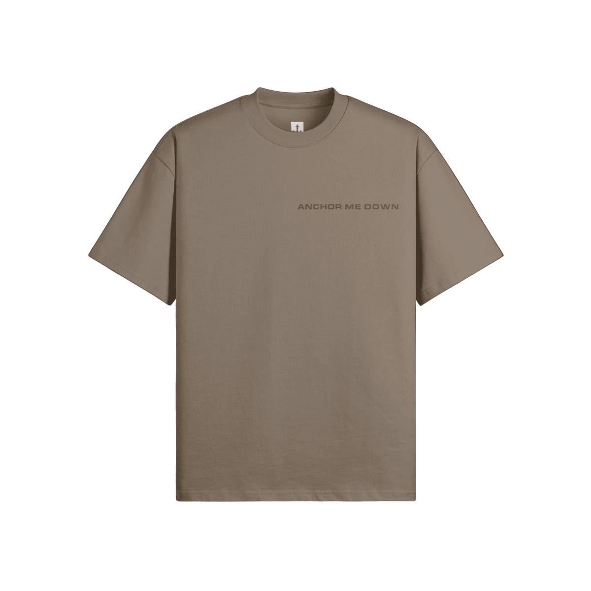 Anchor Cold Heavyweight T-Shirts - Brown - Product View | Anchor Me Down Apparel
