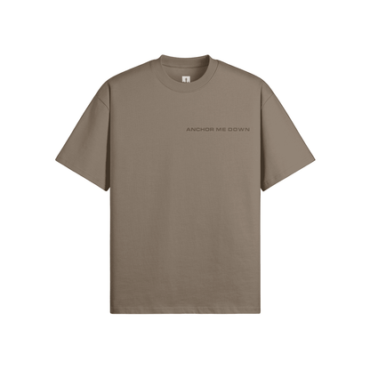 Anchor Cold Heavyweight T-Shirts - Brown - Product View | Anchor Me Down Apparel