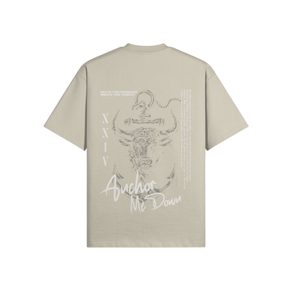 Anchor Me Down Bull in Gray - side view | Anchor Me Down Apparel