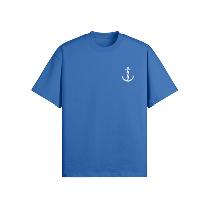 Anchor Me Down Bull in Blue - detail view | Anchor Me Down Apparel