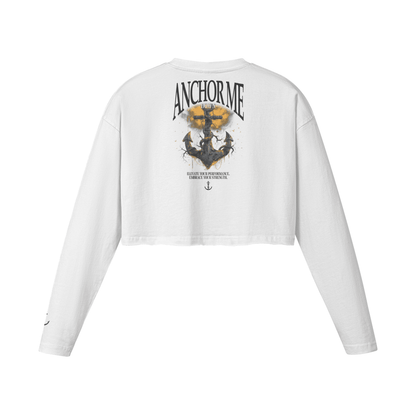 Anchor Me Down Fire - Heavyweight Garment-Dyed Tee in White