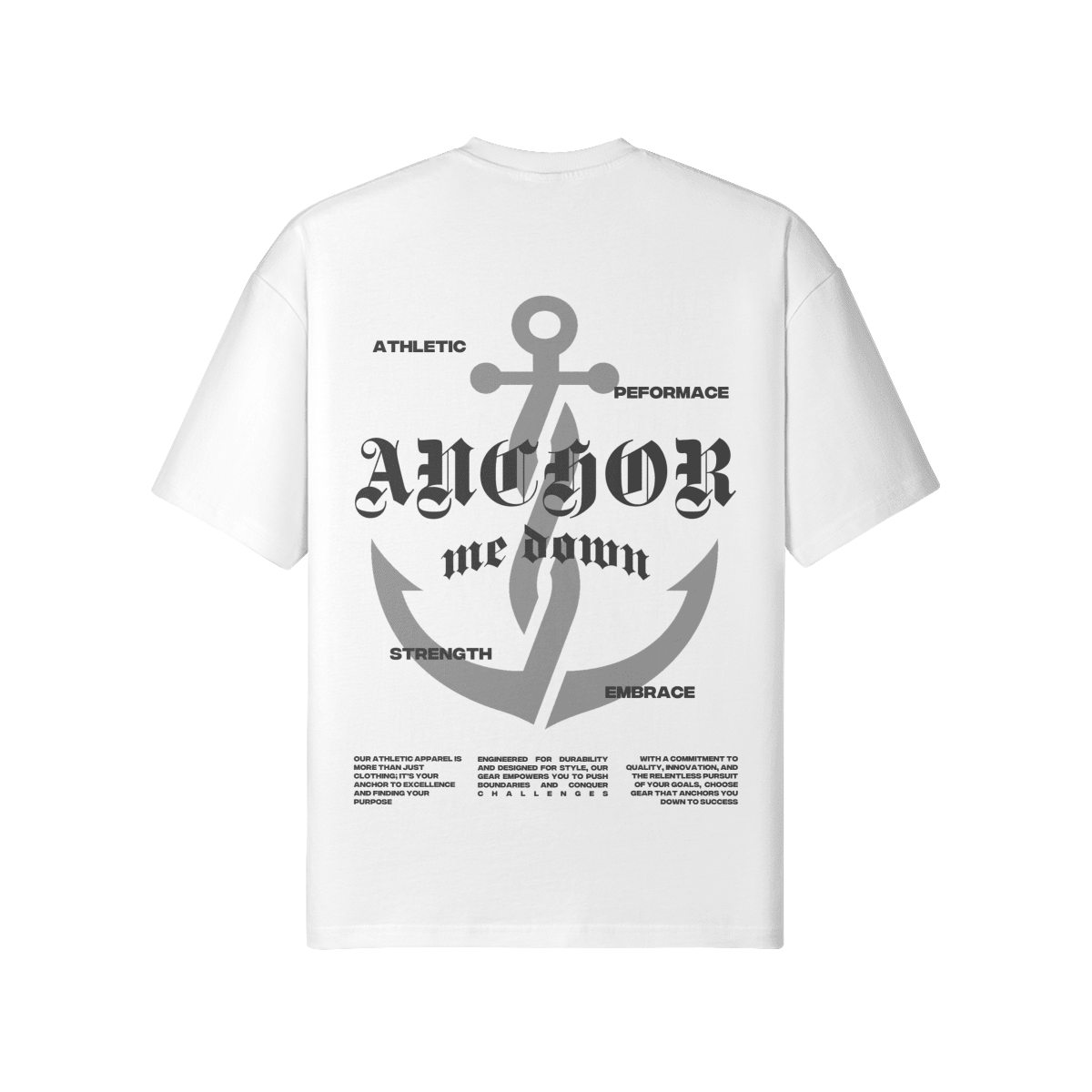 Modern Anchor - detail view | Anchor Me Down Apparel