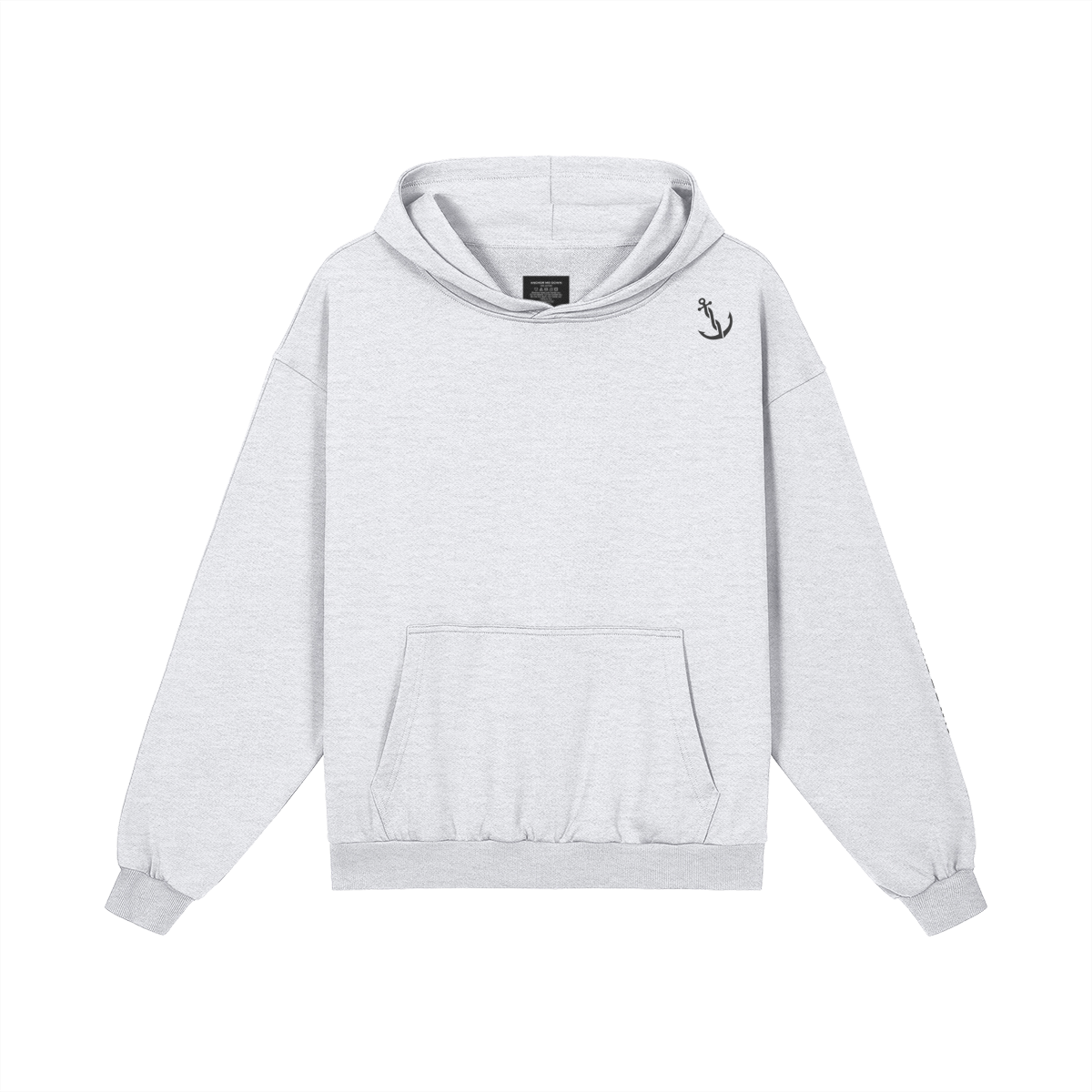 Mini Anchor Hoodie — Brights A - detail view | Anchor Me Down Apparel