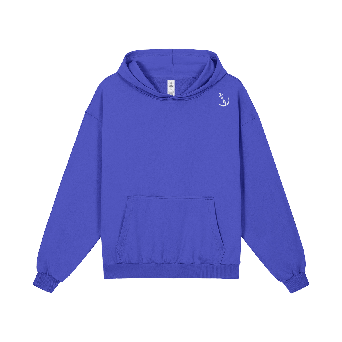 Mini Anchor Hoodie — Brights B - detail view | Anchor Me Down Apparel