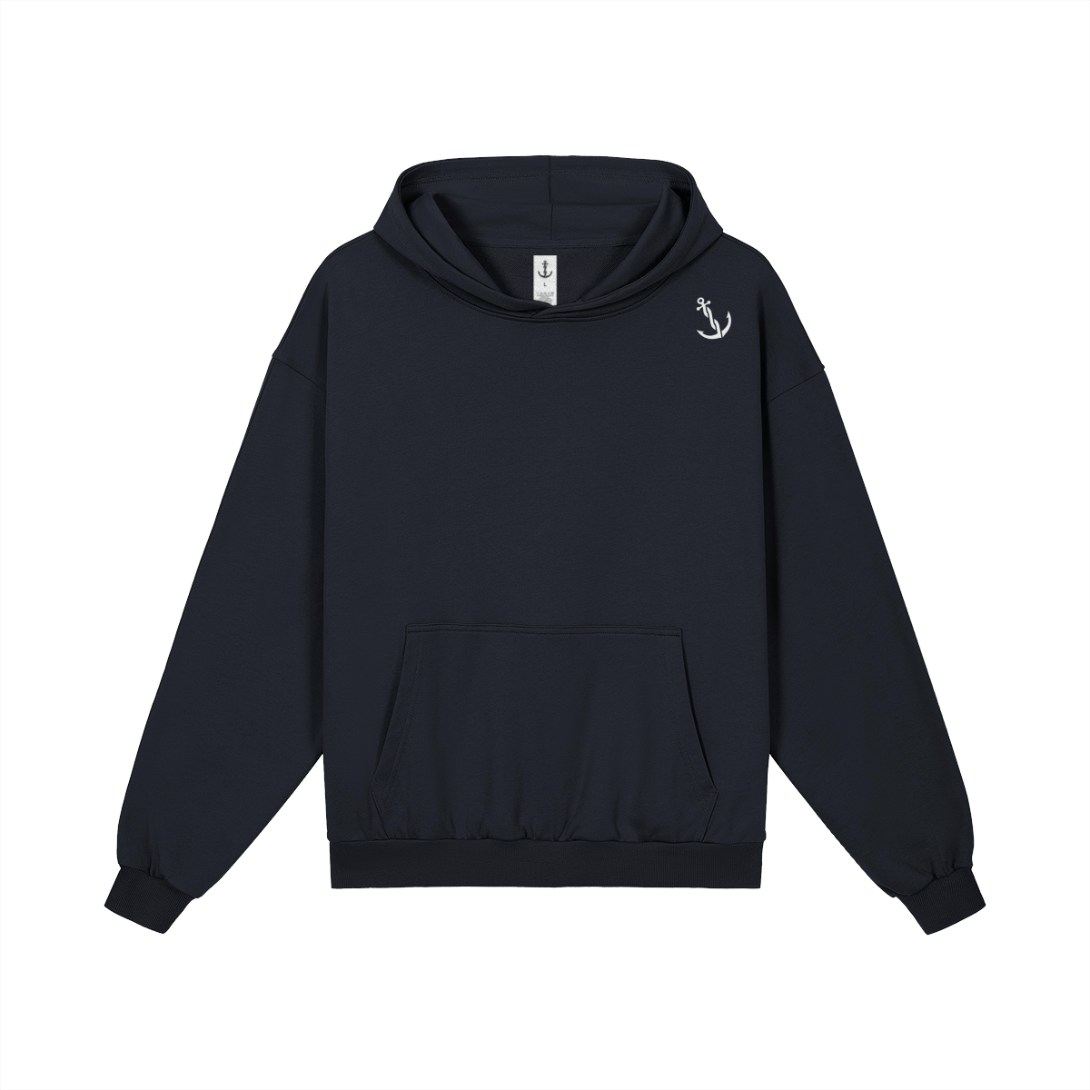 Mini Anchor Hoodie — Brights B - detail view | Anchor Me Down Apparel