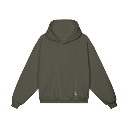 Bull Hoodie — Dark Tones - back view | Anchor Me Down Apparel