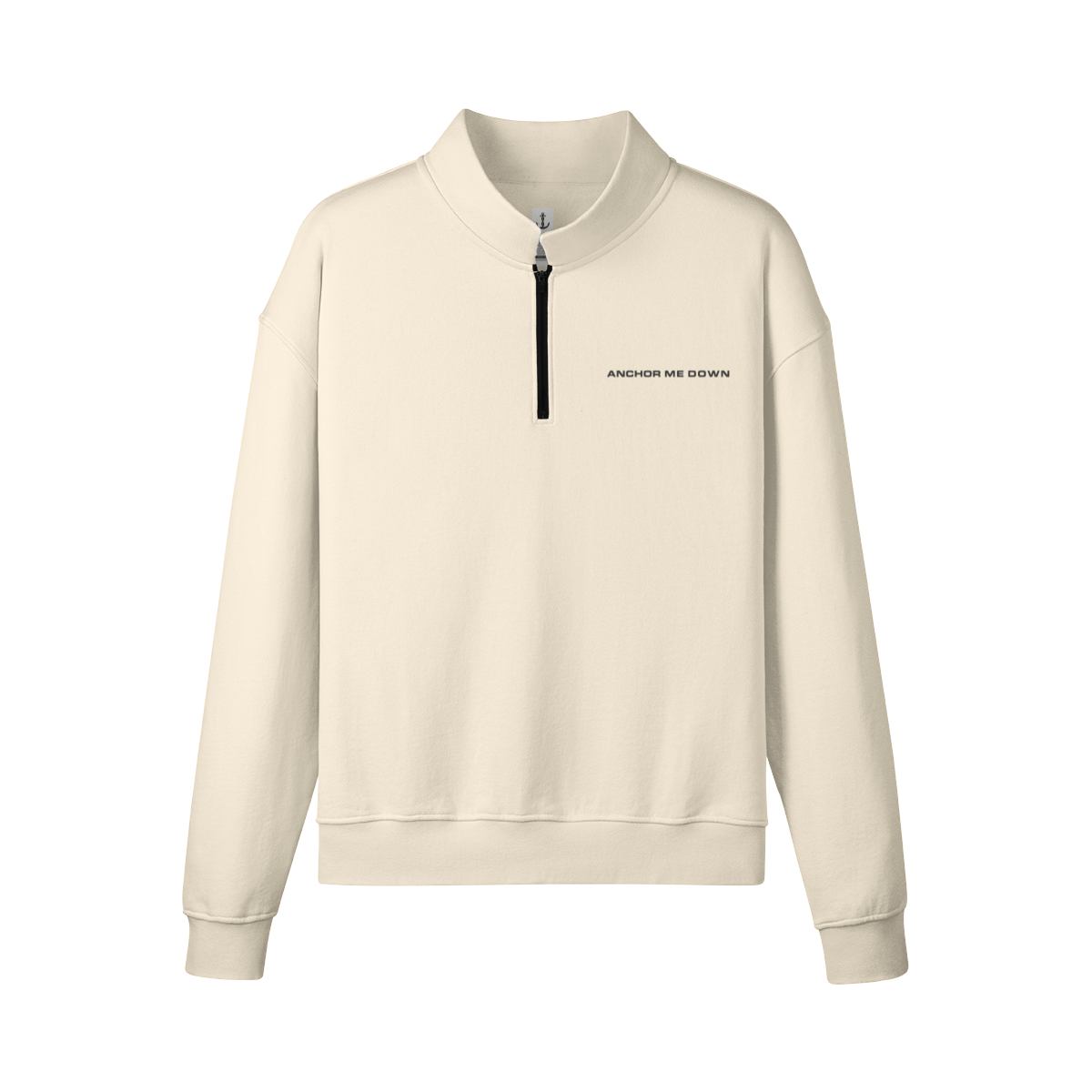 Anchor Zip — Earth Tones - detail view | Anchor Me Down Apparel