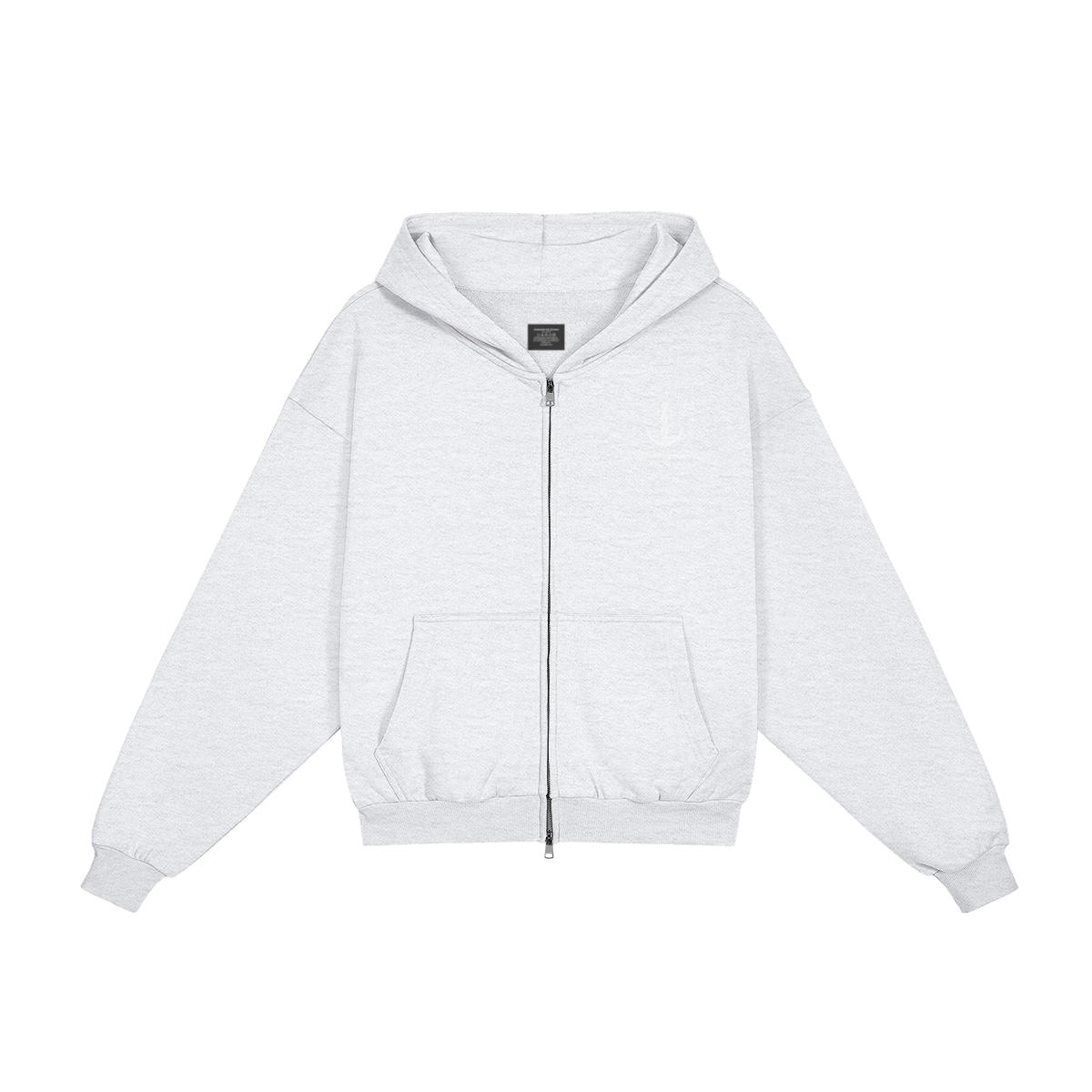 AMD Full Zip Heavyweight Apparel - Front View | Anchor Me Down Apparel
