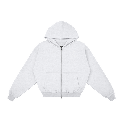 AMD Full Zip - detail view | Anchor Me Down Apparel