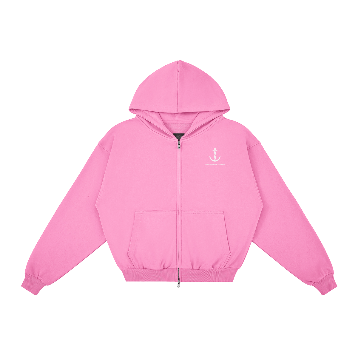 AMD Full Zip - detail view | Anchor Me Down Apparel