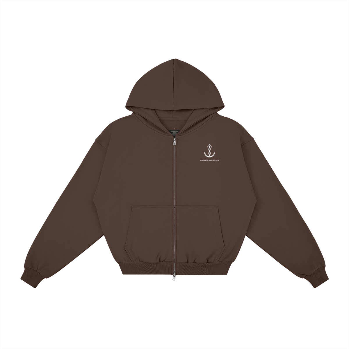 AMD Full Zip - detail view | Anchor Me Down Apparel