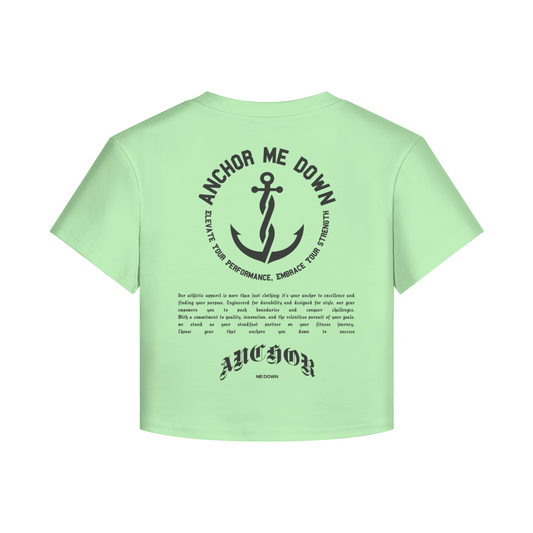 AMD Circle Baby Tee Heavyweight Apparel - Product View | Anchor Me Down Apparel