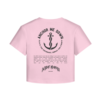 AMD Circle Baby Tee Heavyweight Apparel - Product View | Anchor Me Down Apparel