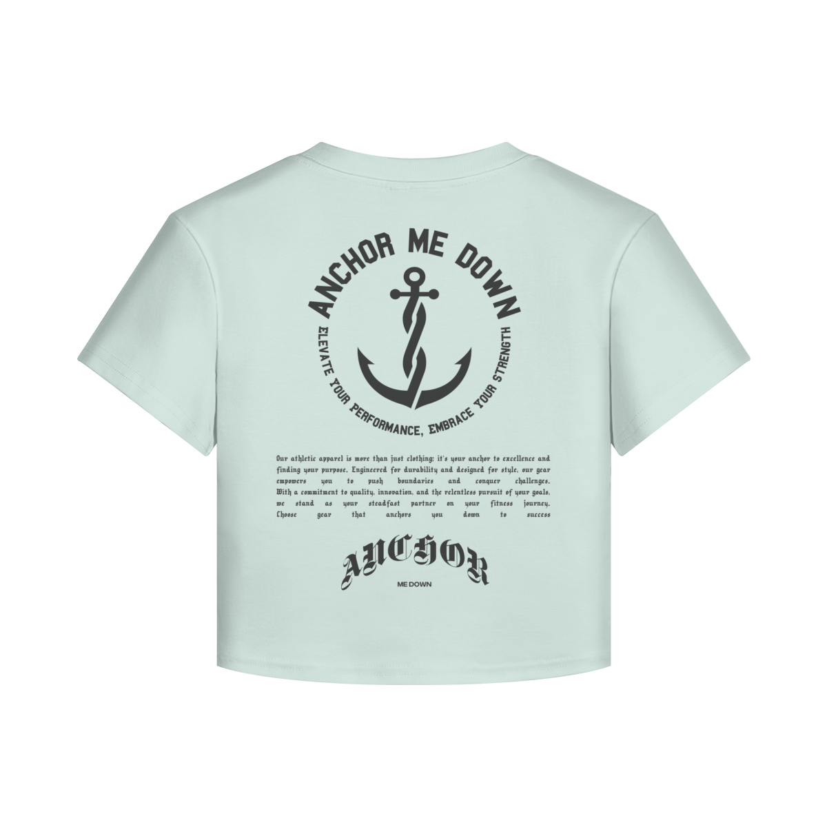 AMD Circle Baby Tee Heavyweight Apparel - Product View | Anchor Me Down Apparel