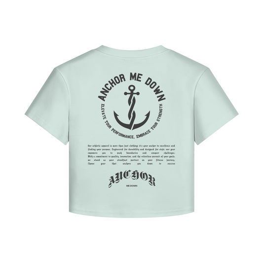 AMD Circle Baby Tee Heavyweight Apparel - Product View | Anchor Me Down Apparel