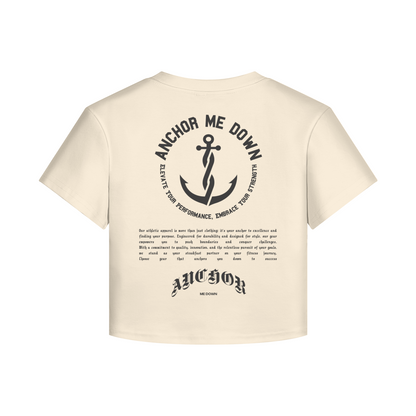 AMD Circle Baby Tee Heavyweight Apparel - Product View | Anchor Me Down Apparel