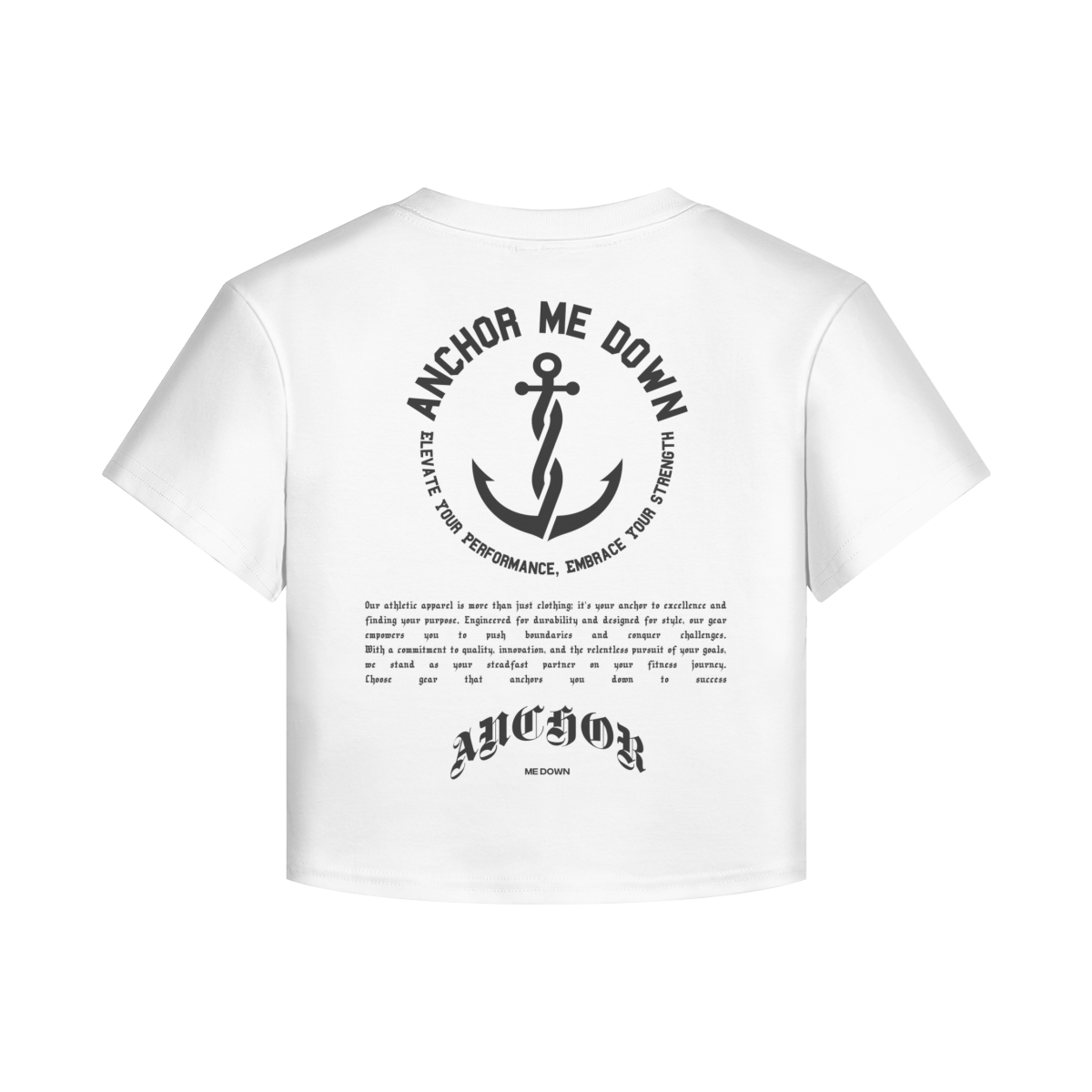 AMD Circle Baby Tee Heavyweight Apparel - Product View | Anchor Me Down Apparel