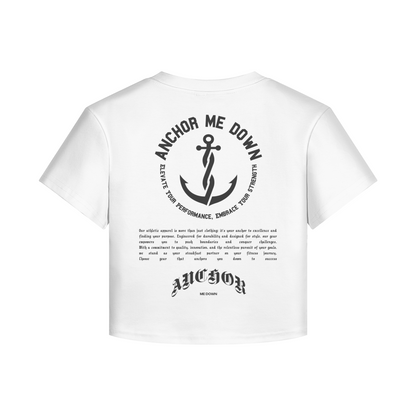 AMD Circle Baby Tee Heavyweight Apparel - Product View | Anchor Me Down Apparel