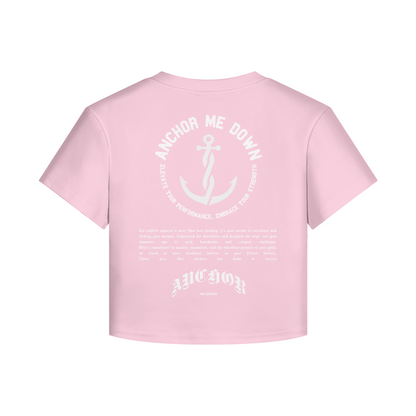 AMD Circle Baby Tee Heavyweight Apparel - Product View | Anchor Me Down Apparel