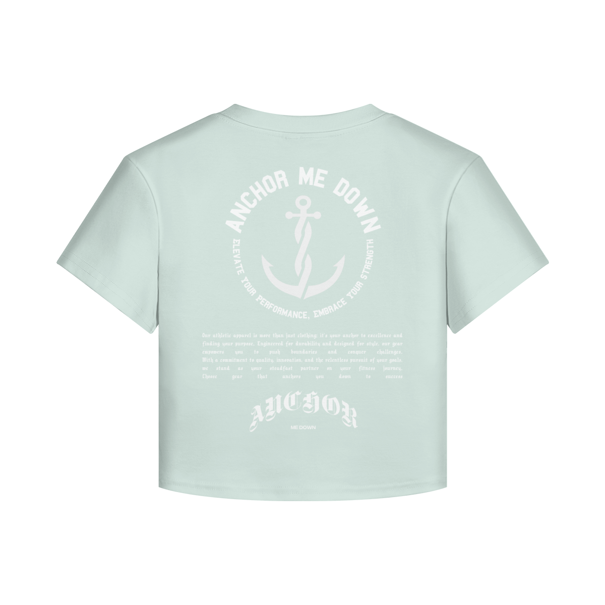 AMD Circle Baby Tee Heavyweight Apparel - Product View | Anchor Me Down Apparel