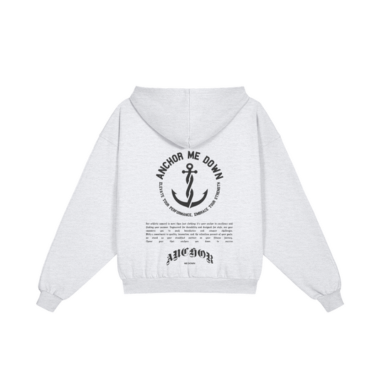 AMD Full Zip Heavyweight Apparel - Back View | Anchor Me Down Apparel