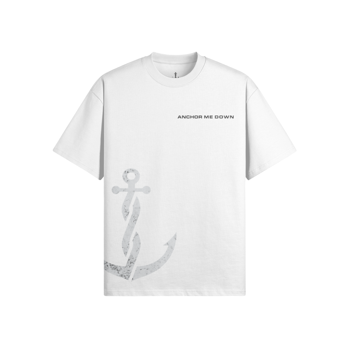 The Project Heavyweight Tee - Off White - Back View | Anchor Me Down Nautical Apparel