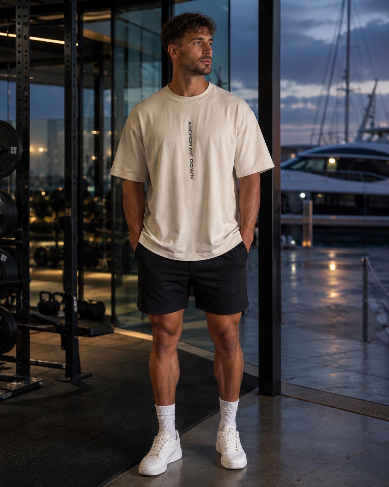Model wearing Anchor 3D in the Anchor Me Down campaign